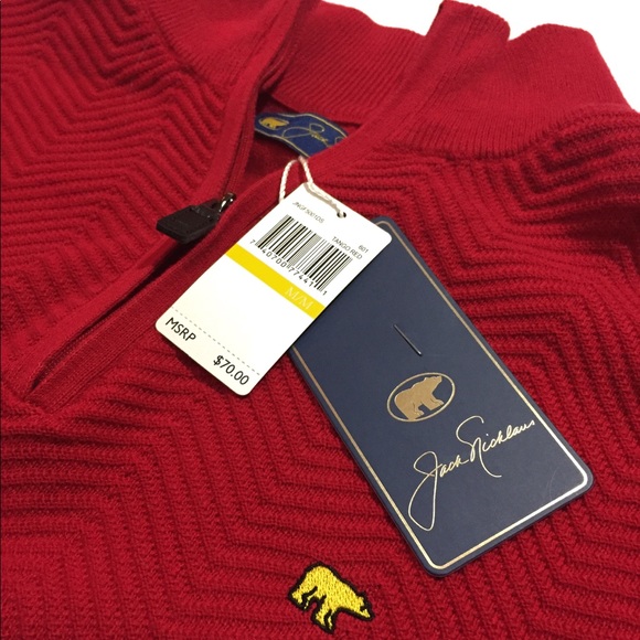 Jack Nicklaus Other - ✅SOLD - Jack Nicklaus Herringbone 1/4 Zip Sweater